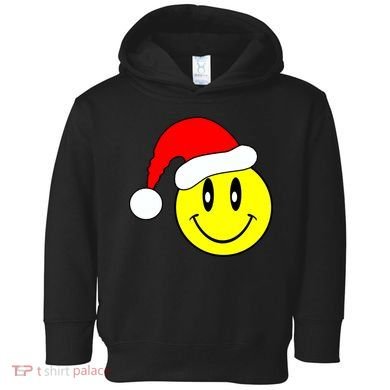 Happy Santa Smile Face Toddler Hoodie