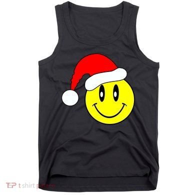 Happy Santa Smile Face Tank Top