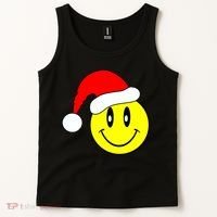 Happy Santa Smile Face Tank Top thumb 2