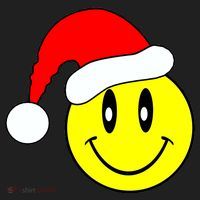 Happy Santa Smile Face Golf Towel thumb 3