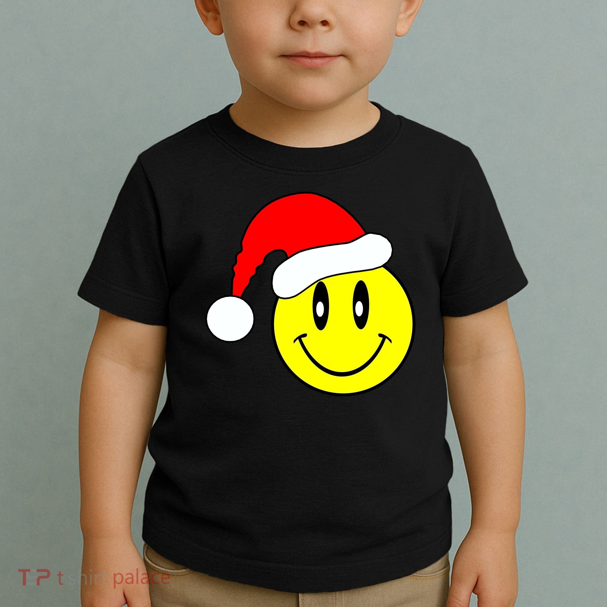 Happy Santa Smile Face Toddler T-Shirt