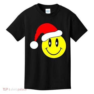 Happy Santa Smile Face Kids T-Shirt