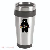 Happy Song Bear Guitar 16oz Travel Tumbler thumb 0