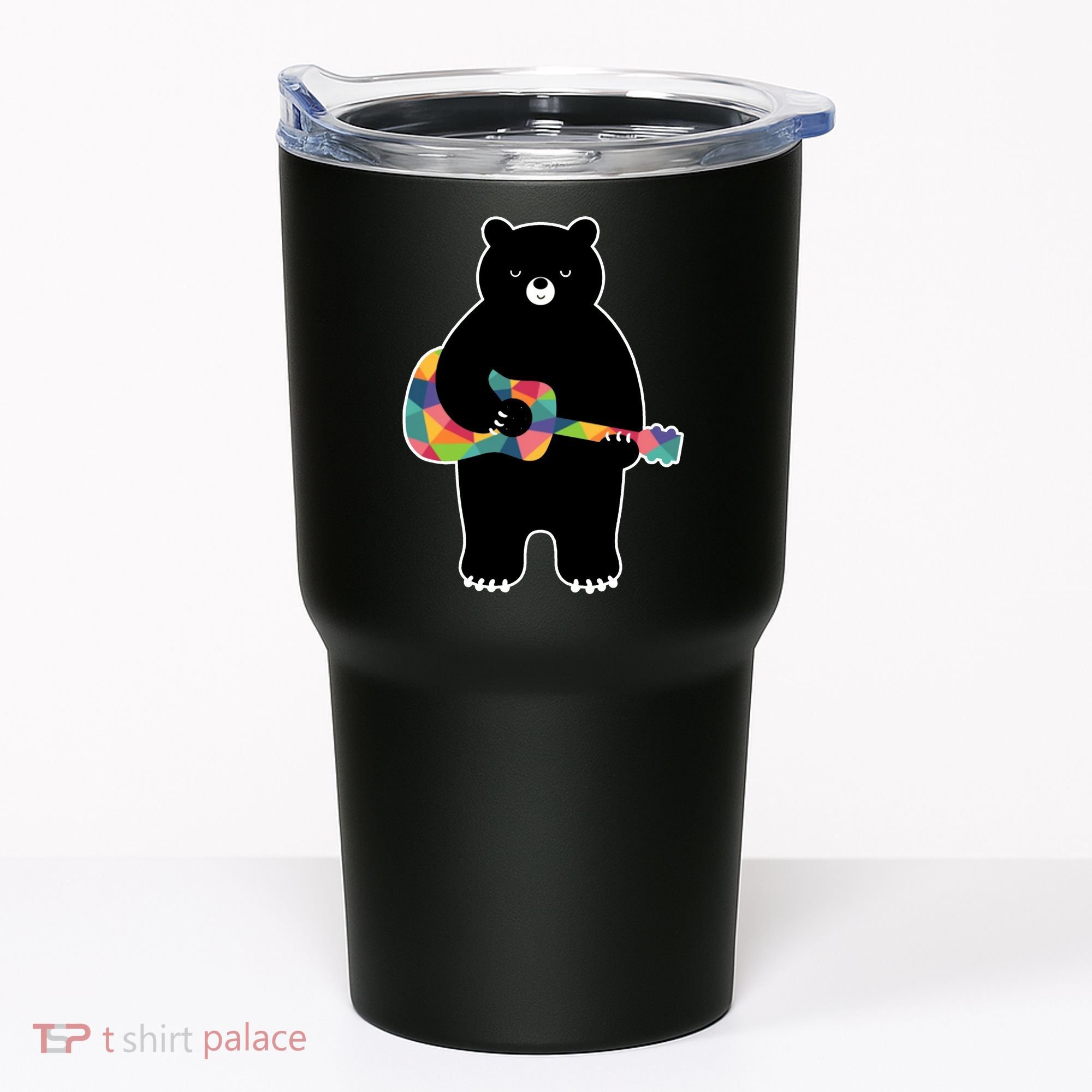 Happy Song Bear Guitar Tumbler