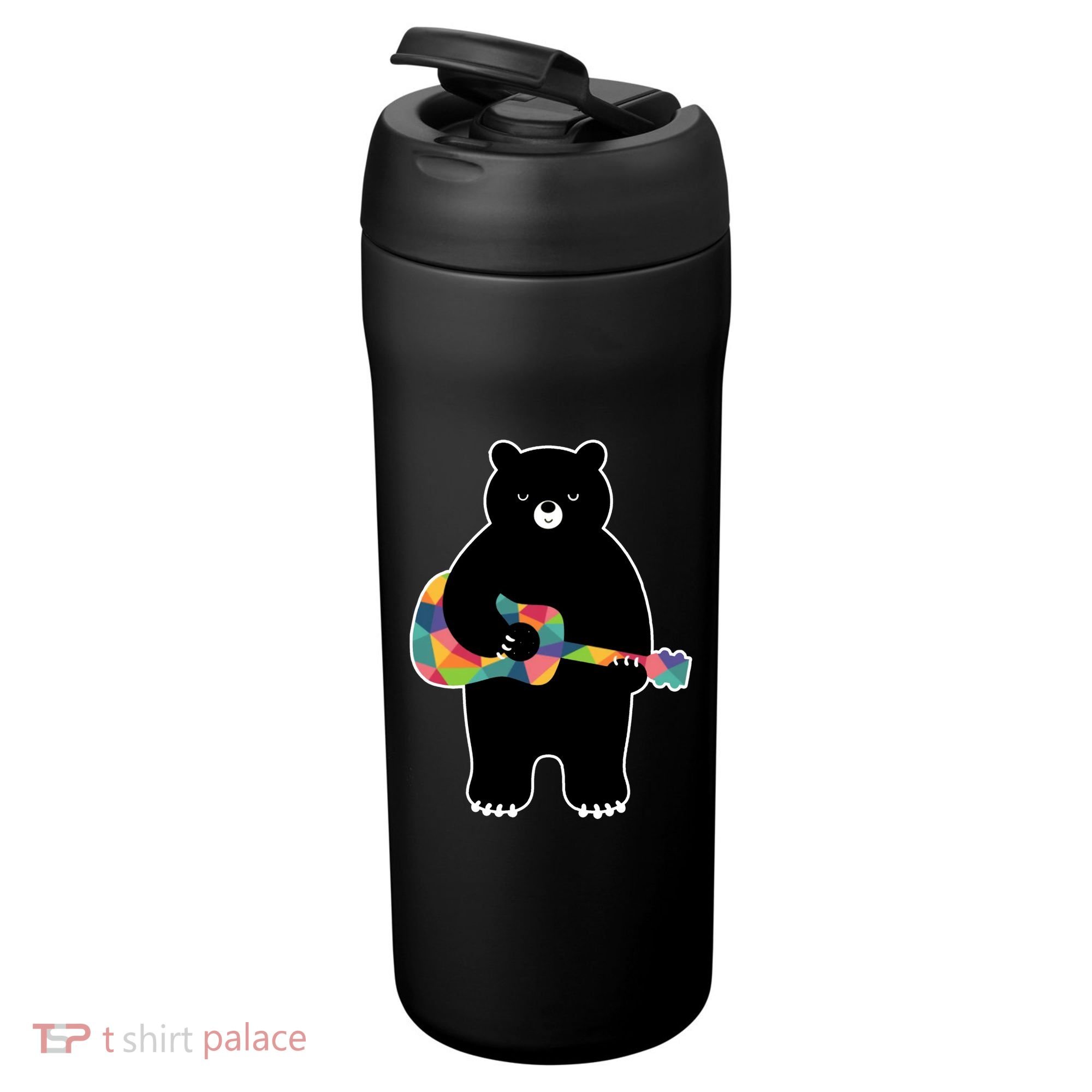Happy Song Bear Guitar 24oz Duet Stainless Steel Tumbler