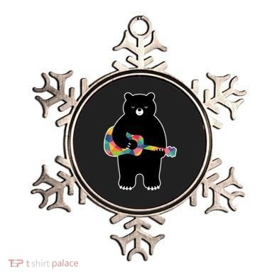Happy Song Bear Guitar Ornament