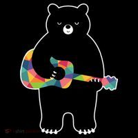 Happy Song Bear Guitar Ornament thumb 1