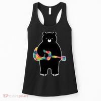 Happy Song Bear Guitar Women's Tank Top thumb 0