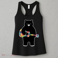 Happy Song Bear Guitar Women's Tank Top thumb 3