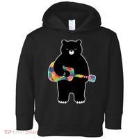 Happy Song Bear Guitar Toddler Hoodie thumb 0