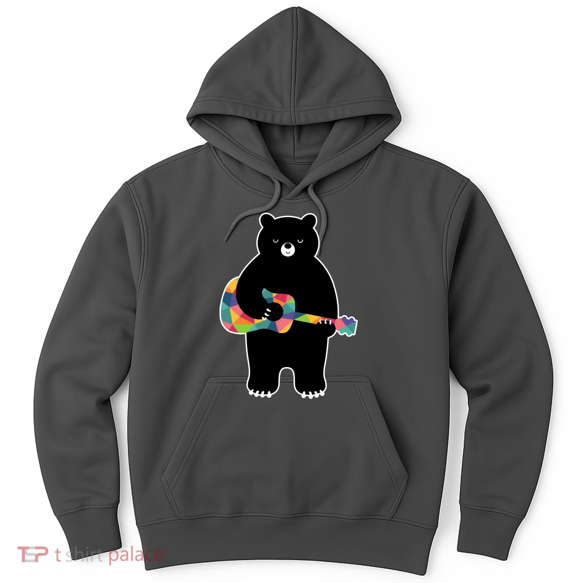 Happy Song Bear Guitar Hoodie
