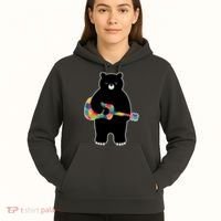 Happy Song Bear Guitar Hoodie thumb 5