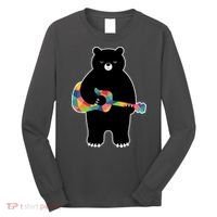 Happy Song Bear Guitar Long Sleeve Shirt thumb 0