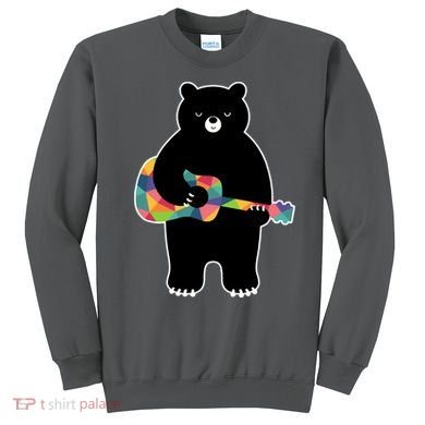Happy Song Bear Guitar Sweatshirt