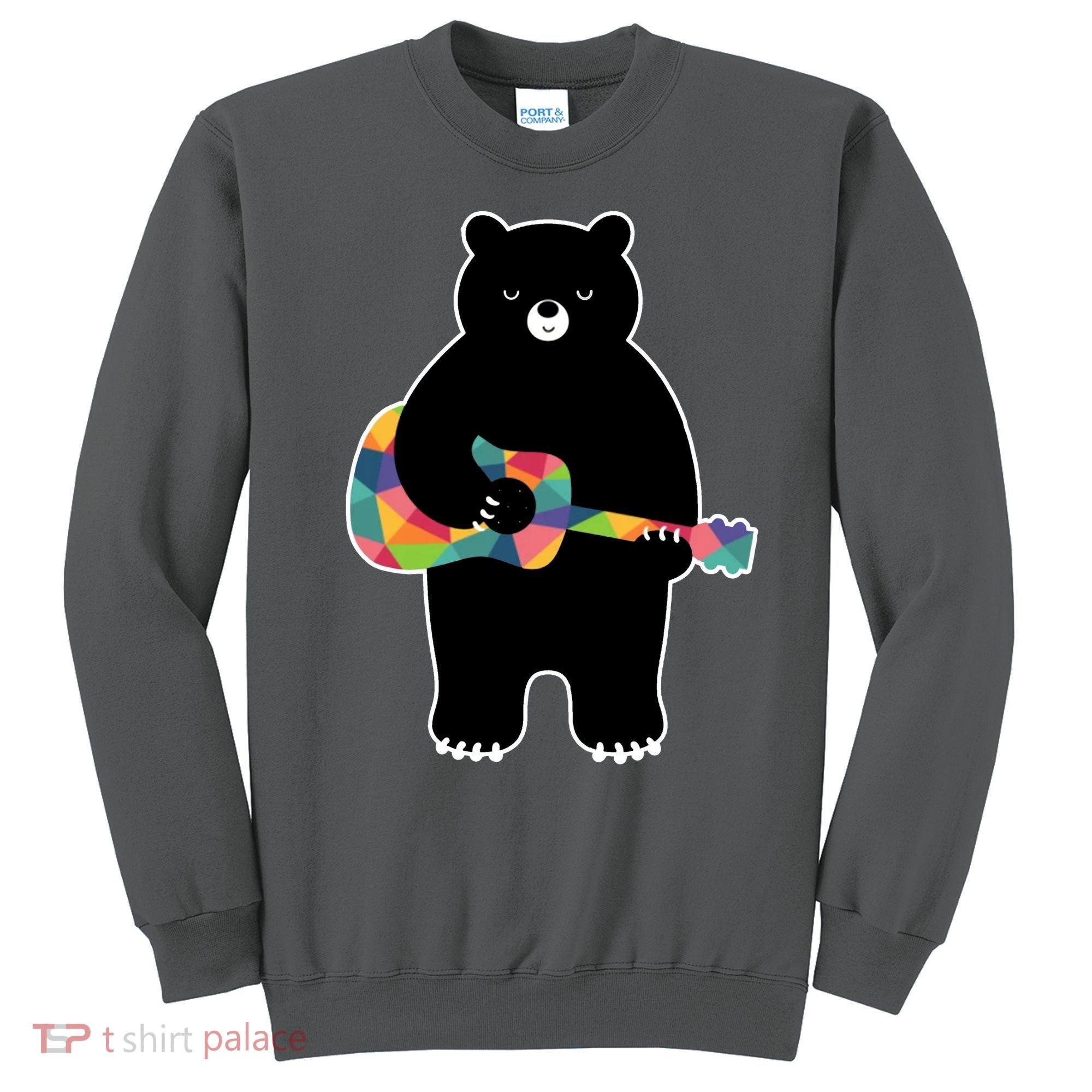 Happy Song Bear Guitar Sweatshirt