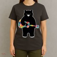 Happy Song Bear Guitar T-Shirt thumb 4