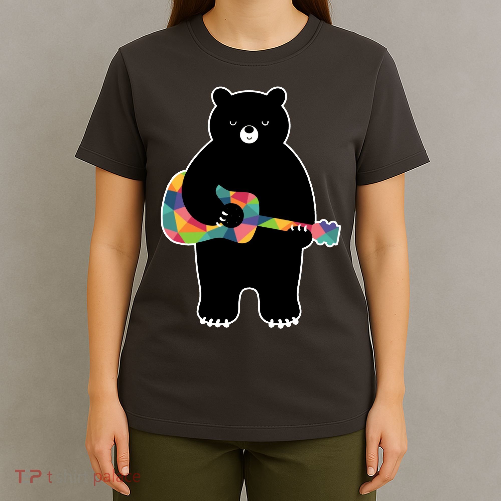 Happy Song Bear Guitar T-Shirt