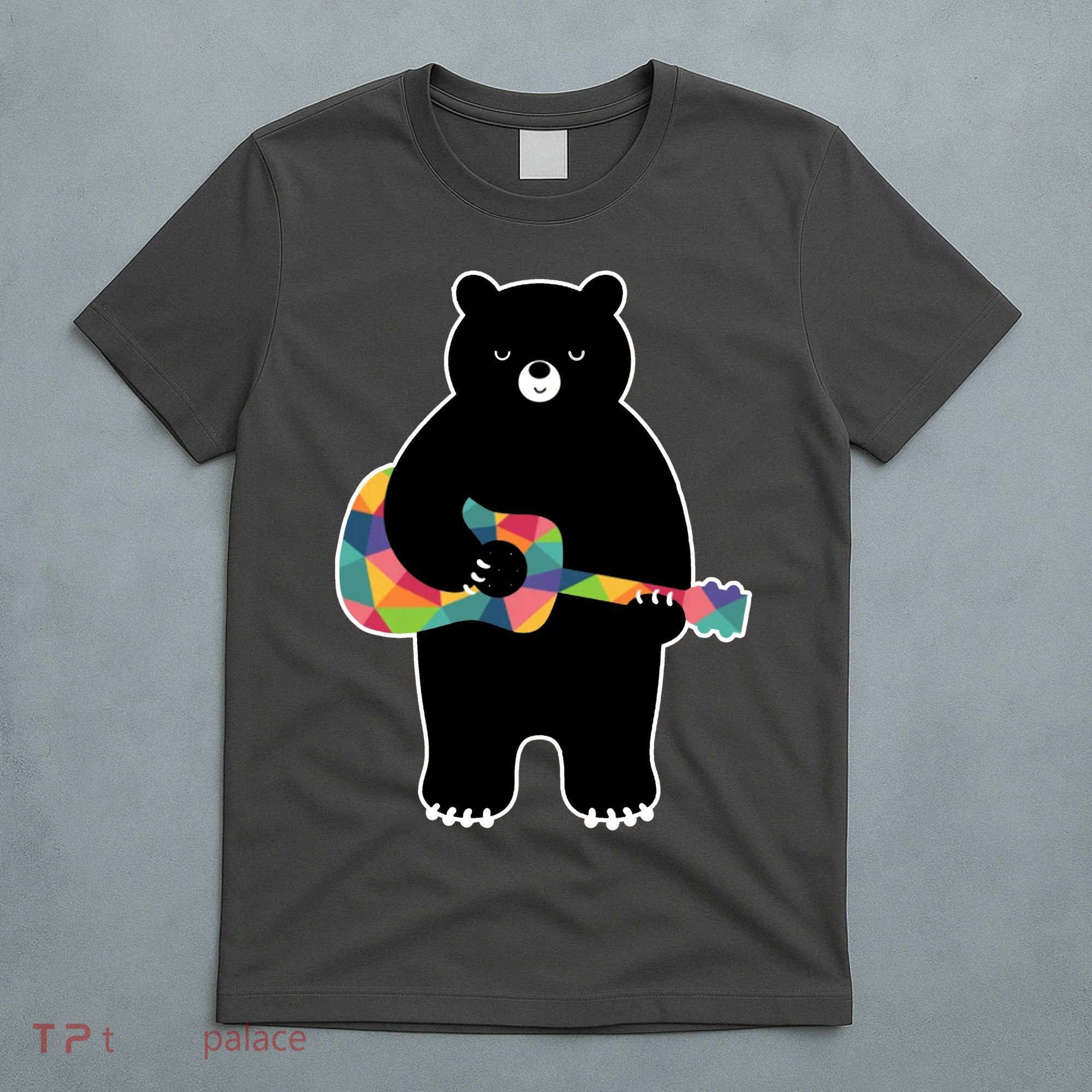 Happy Song Bear Guitar T-Shirt