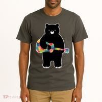 Happy Song Bear Guitar Tall T-Shirt thumb 2