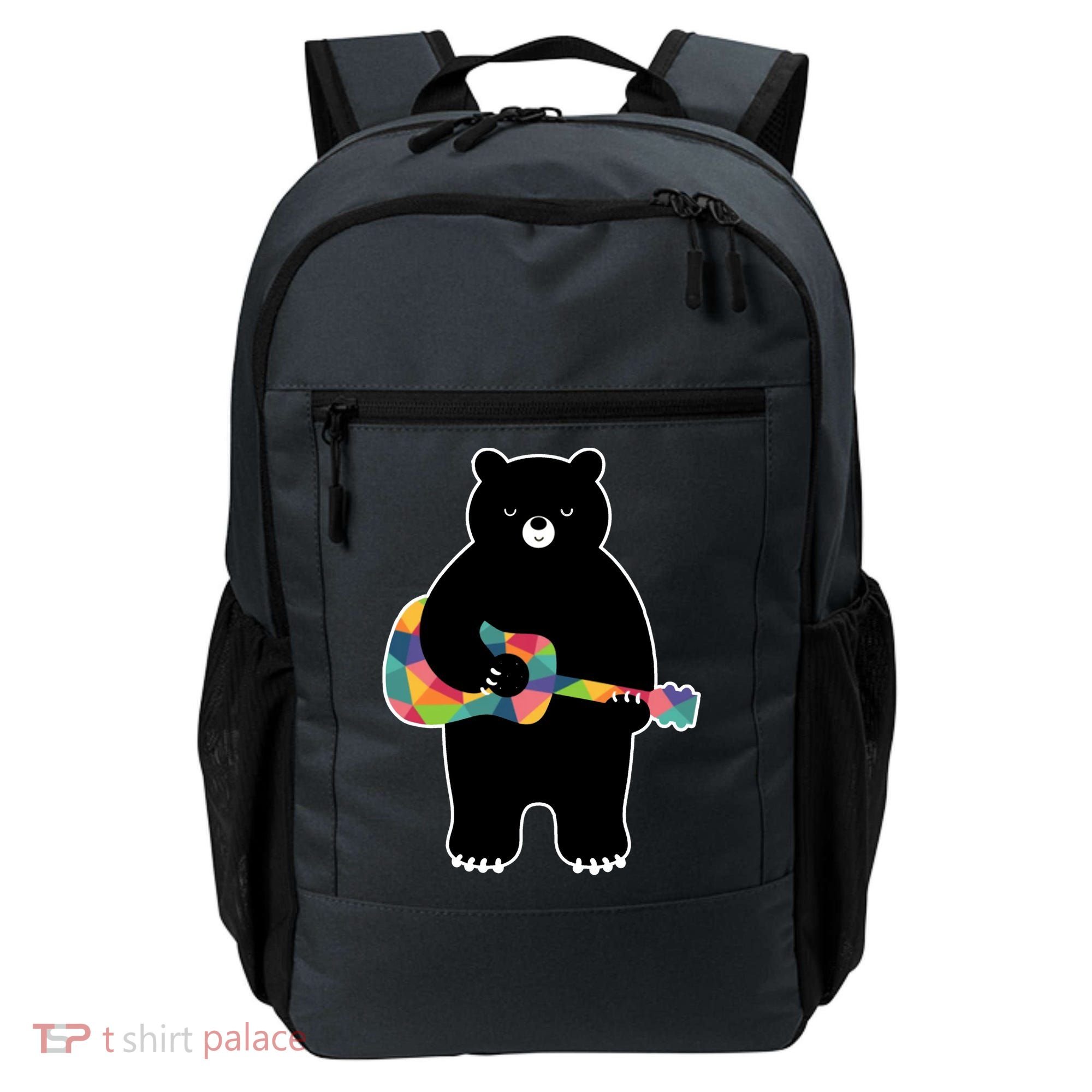 Happy Song Bear Guitar Backpack