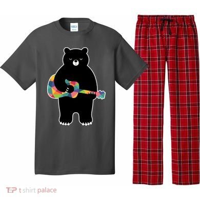 Happy Song Bear Guitar Pajama Set