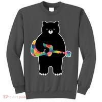 Happy Song Bear Guitar Tall Sweatshirt thumb 0