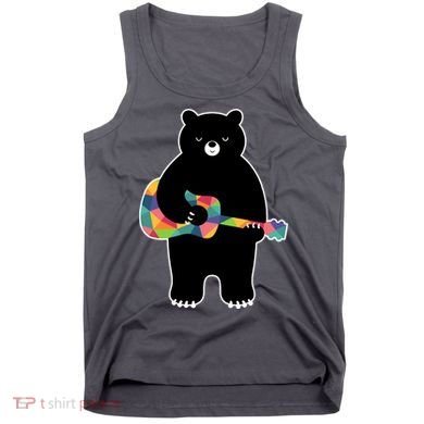 Happy Song Bear Guitar Tank Top