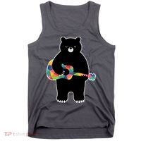 Happy Song Bear Guitar Tank Top thumb 0
