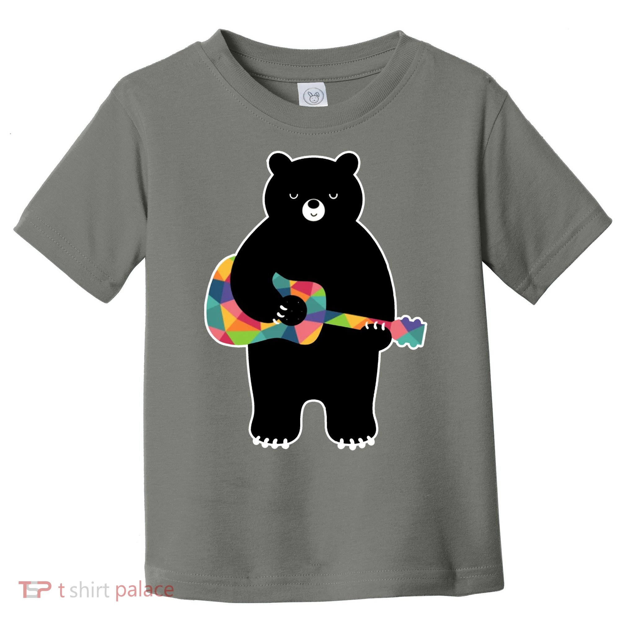 Happy Song Bear Guitar Toddler T-Shirt