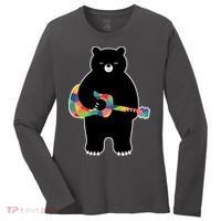 Happy Song Bear Guitar Women's Long Sleeve Shirt thumb 0