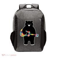 Happy Song Bear Guitar Vector Backpack thumb 0