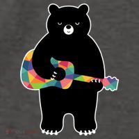 Happy Song Bear Guitar Vector Backpack thumb 2