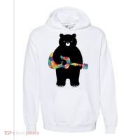 Happy Song Bear Guitar Comfort Colors Garment-Dyed Hooded Sweatshirt thumb 0