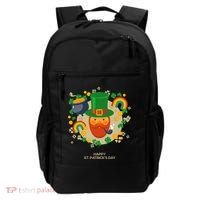 Happy St. Patrack's Day Leprechaun Smoking Pipe Backpack thumb 0