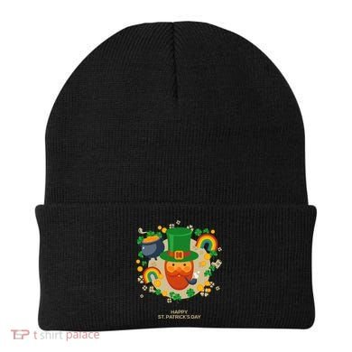 Happy St. Patrack's Day Leprechaun Smoking Pipe Beanie
