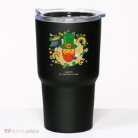 Happy St. Patrack's Day Leprechaun Smoking Pipe Tumbler thumb 0