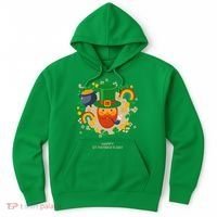 Happy St. Patrack's Day Leprechaun Smoking Pipe Hoodie thumb 0