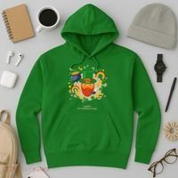 Happy St. Patrack's Day Leprechaun Smoking Pipe Hoodie thumb 3