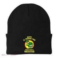 Happy St. Patrick's Day Pinch It, Kiss It, Whatever! Funny Irish Leprechaun Beanie thumb 0