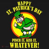 Happy St. Patrick's Day Pinch It, Kiss It, Whatever! Funny Irish Leprechaun Women's Tank Top thumb 5