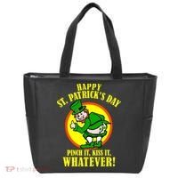 Happy St. Patrick's Day Pinch It, Kiss It, Whatever! Funny Irish Leprechaun Tote Bag thumb 0