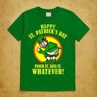 Happy St. Patrick's Day Pinch It, Kiss It, Whatever! Funny Irish Leprechaun T-Shirt thumb 5