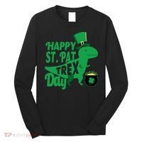 Happy St. Patrick's Pat T-Rrex Day Long Sleeve Shirt thumb 0
