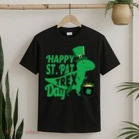 Happy St. Patrick's Pat T-Rrex Day T-Shirt thumb 2