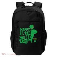 Happy St. Patrick's Pat T-Rrex Day Backpack thumb 0