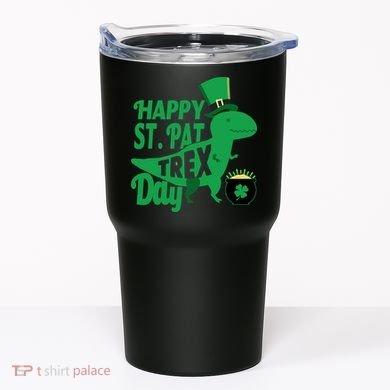 Happy St. Patrick's Pat T-Rrex Day Tumbler