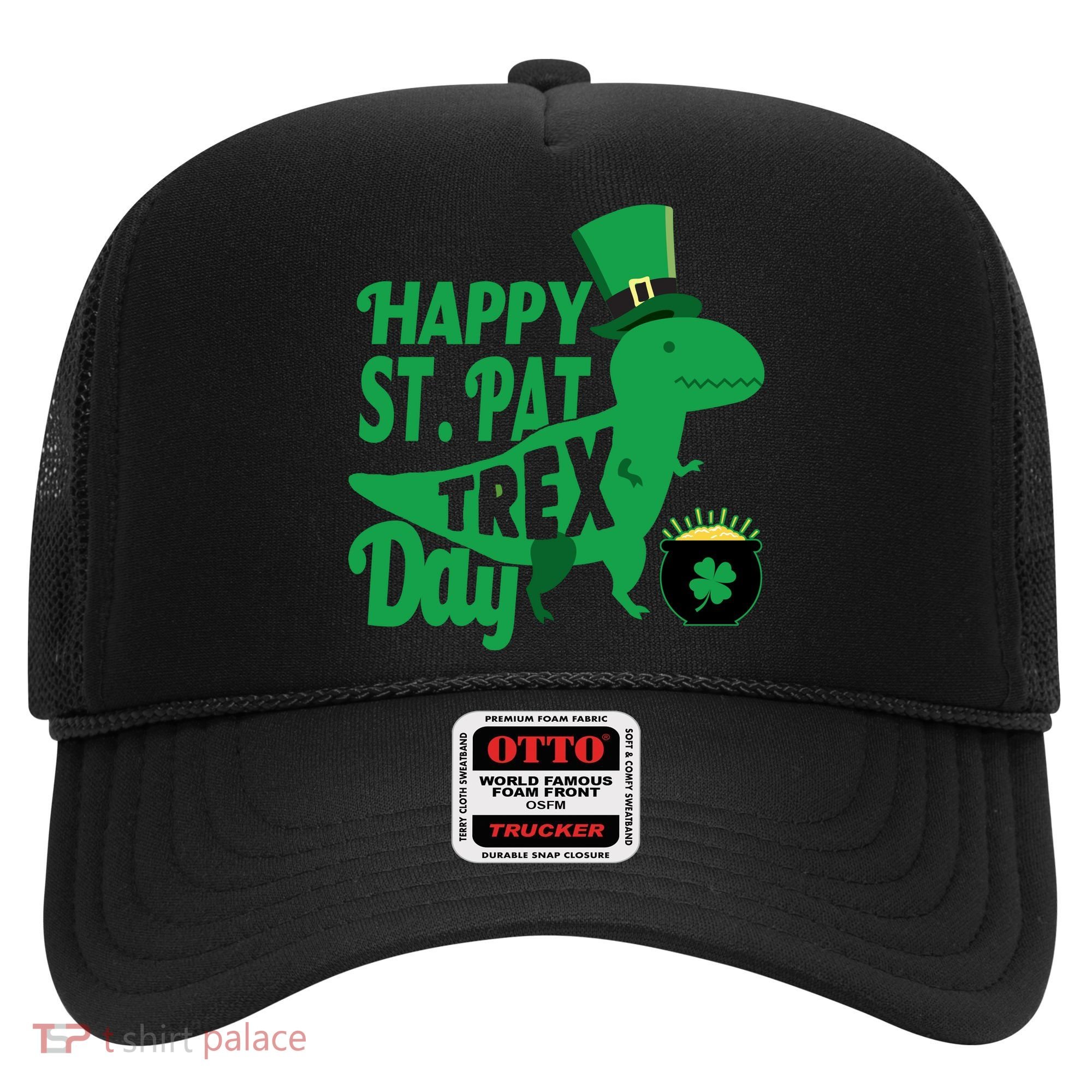 Happy St. Patrick's Pat T-Rrex Day Hat