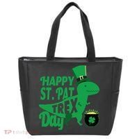 Happy St. Patrick's Pat T-Rrex Day Tote Bag thumb 0
