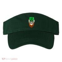 Happy St Catrick's Day Funny Cat Ginger Beard St Patrick's Day Visor thumb 0