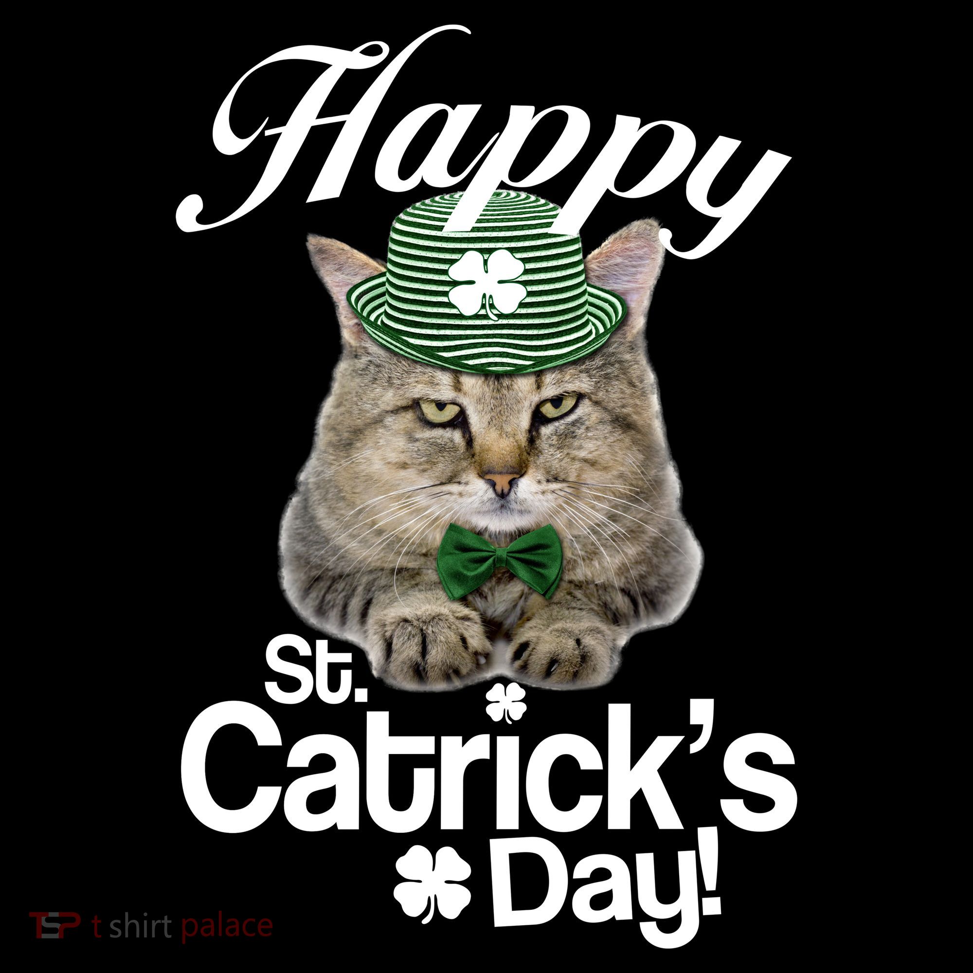 Happy St Catrick's Day Irish Cat Women's Tank Top